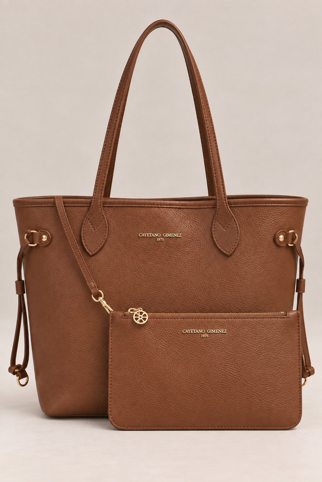 Bolso Shopper · Marrón