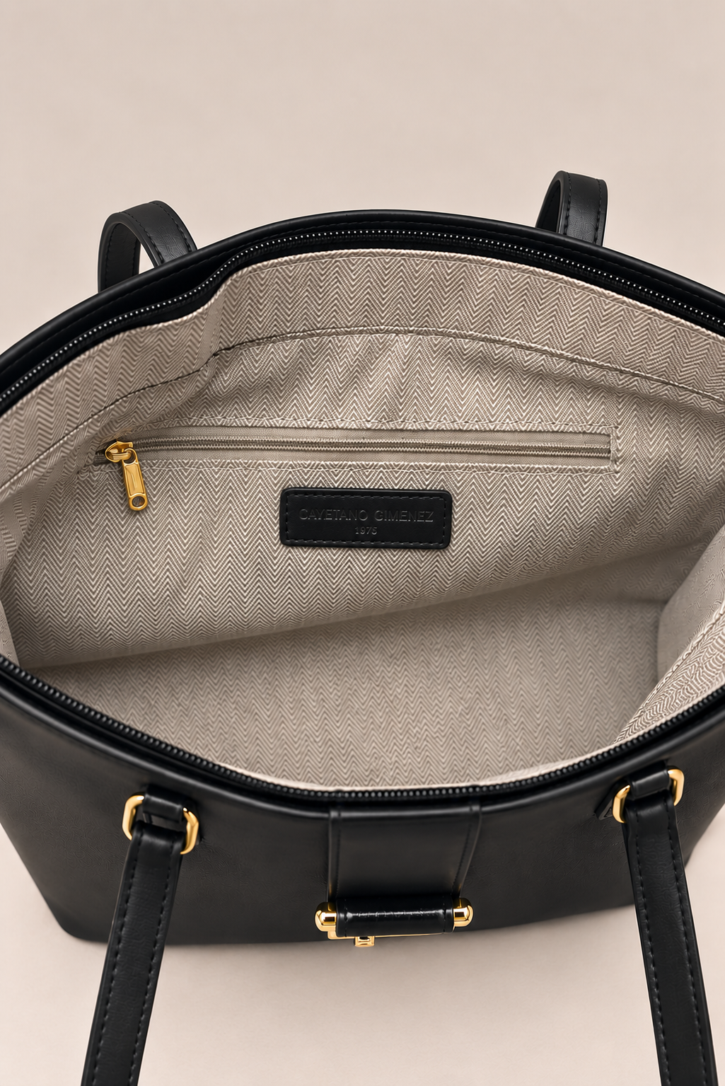 Bolso Shopper · Negro Hebilla