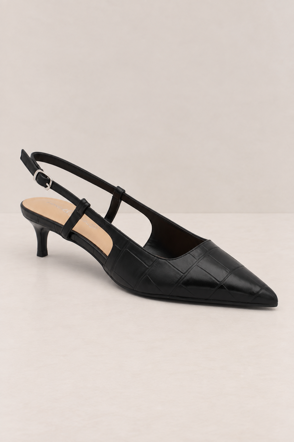 Salón slingback · negro kitten