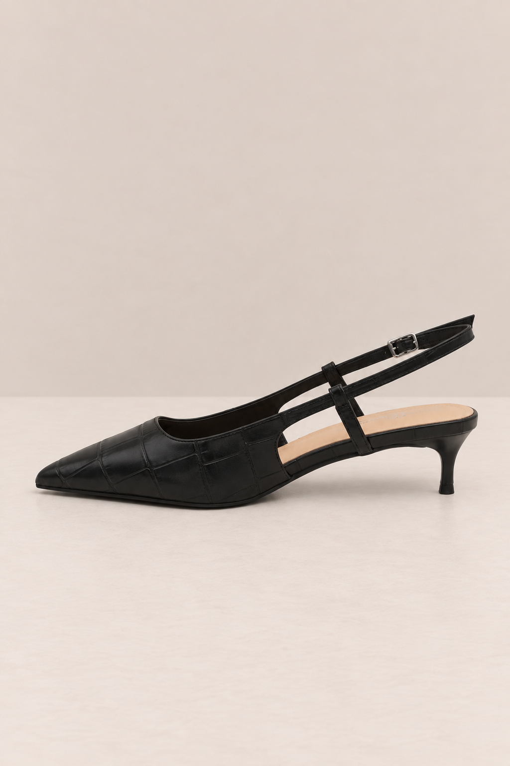 Salón slingback · negro kitten