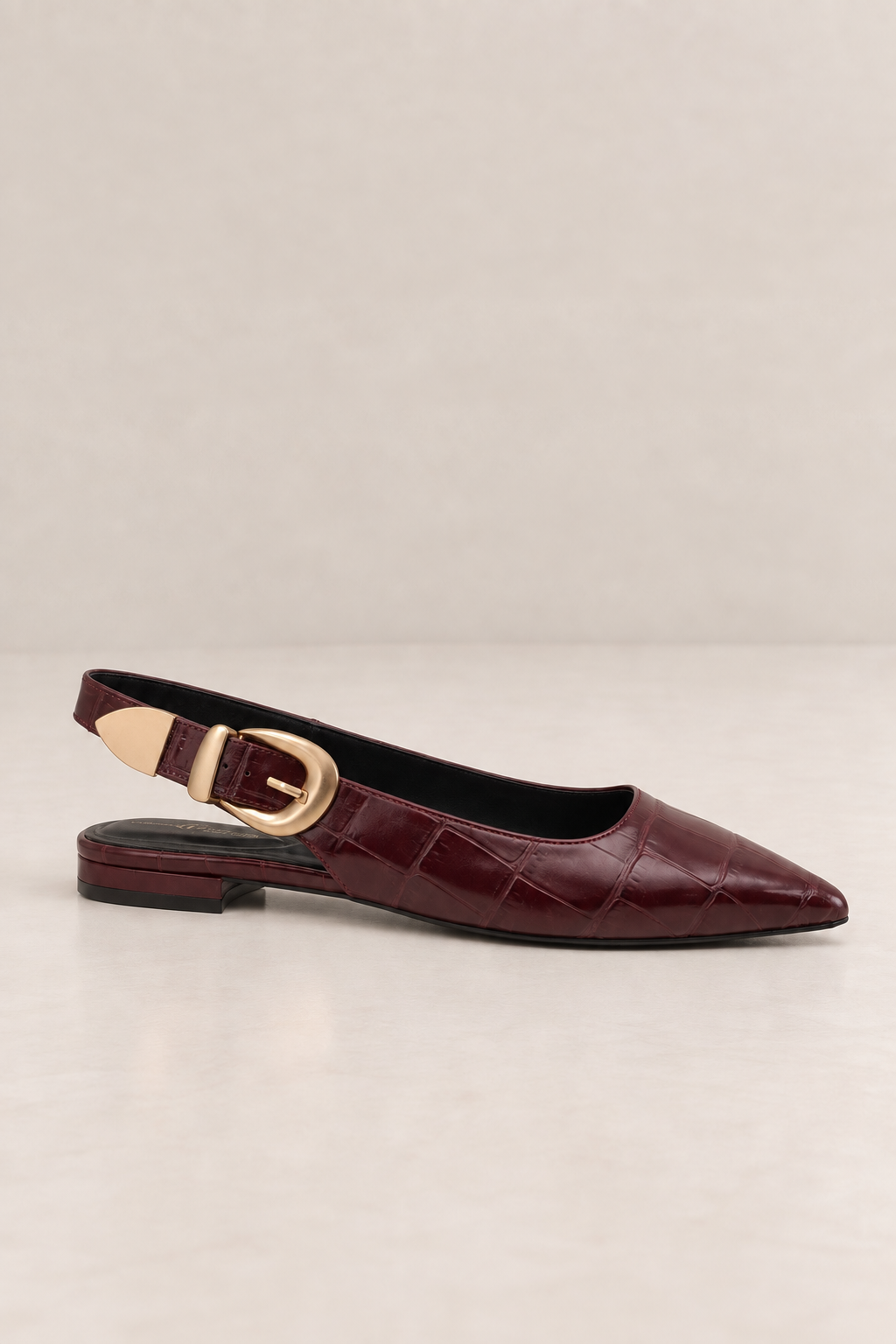 Salón slingback · coco burdeos
