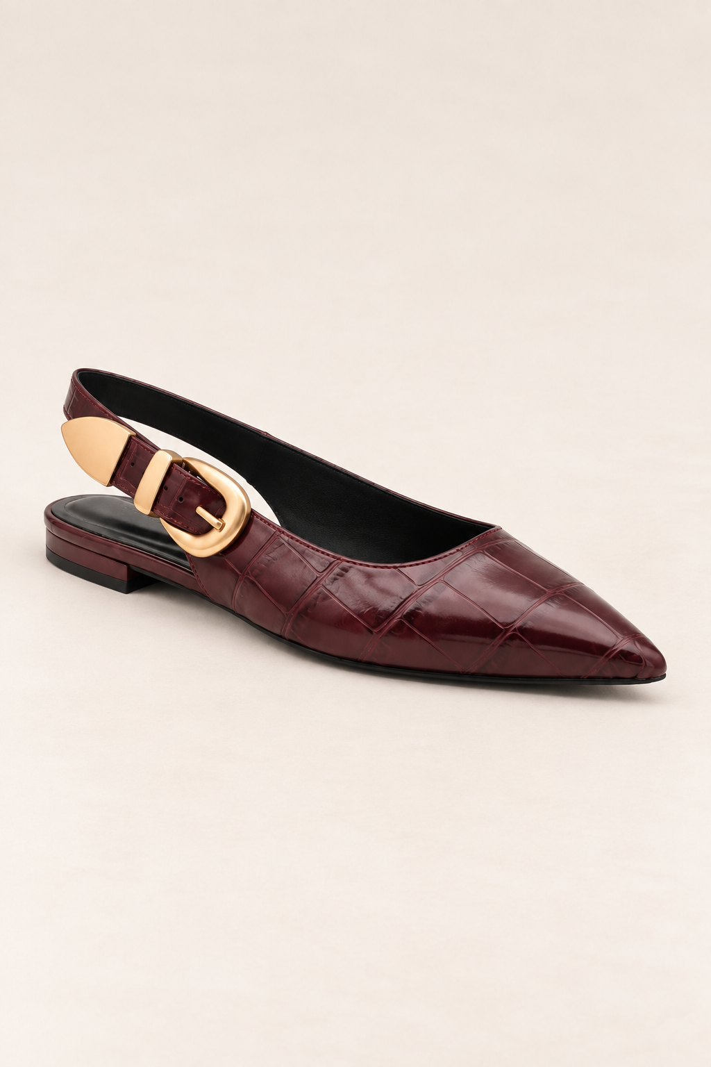Salón slingback · coco burdeos