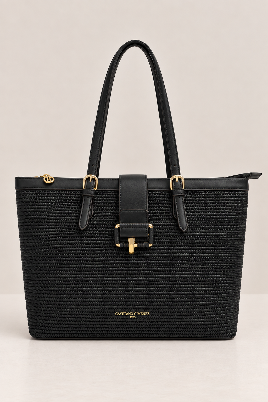 Bolso Shopper · Negro Hebilla