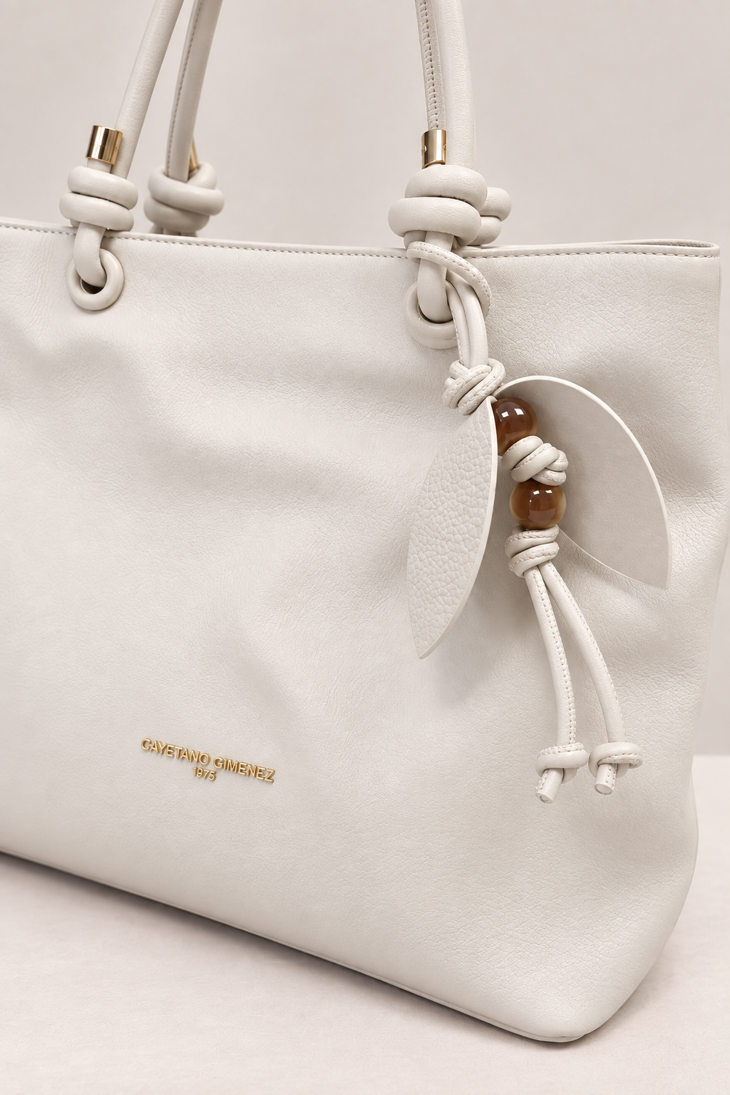 Bolso Tote · Beige Claro