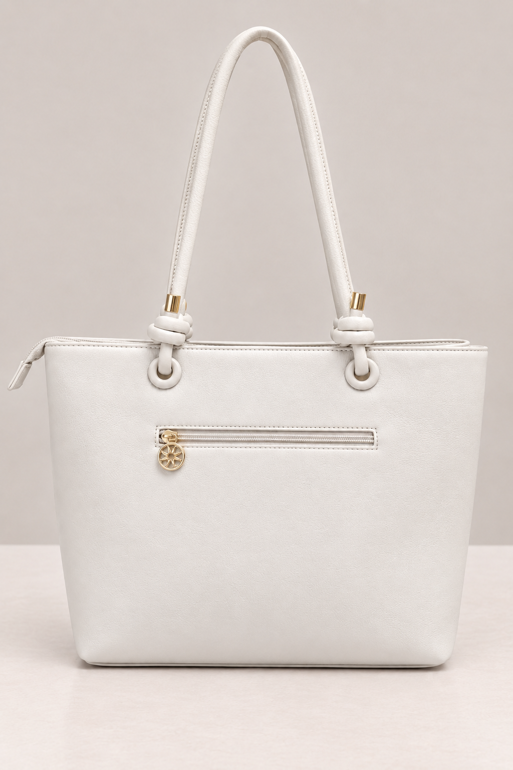 Bolso Tote · Beige Claro