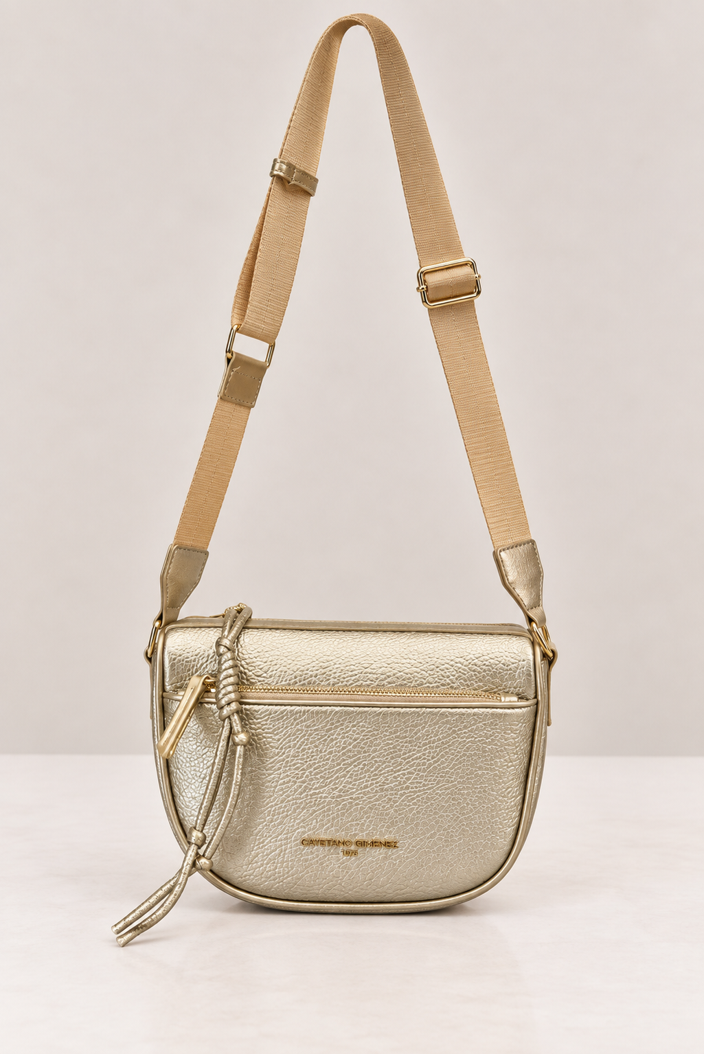 Bolso Crossover · Dorado